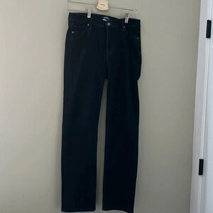 Buffalo David Bitton Alyssa High-Rise Straight Leg Stretch Denim Jeans